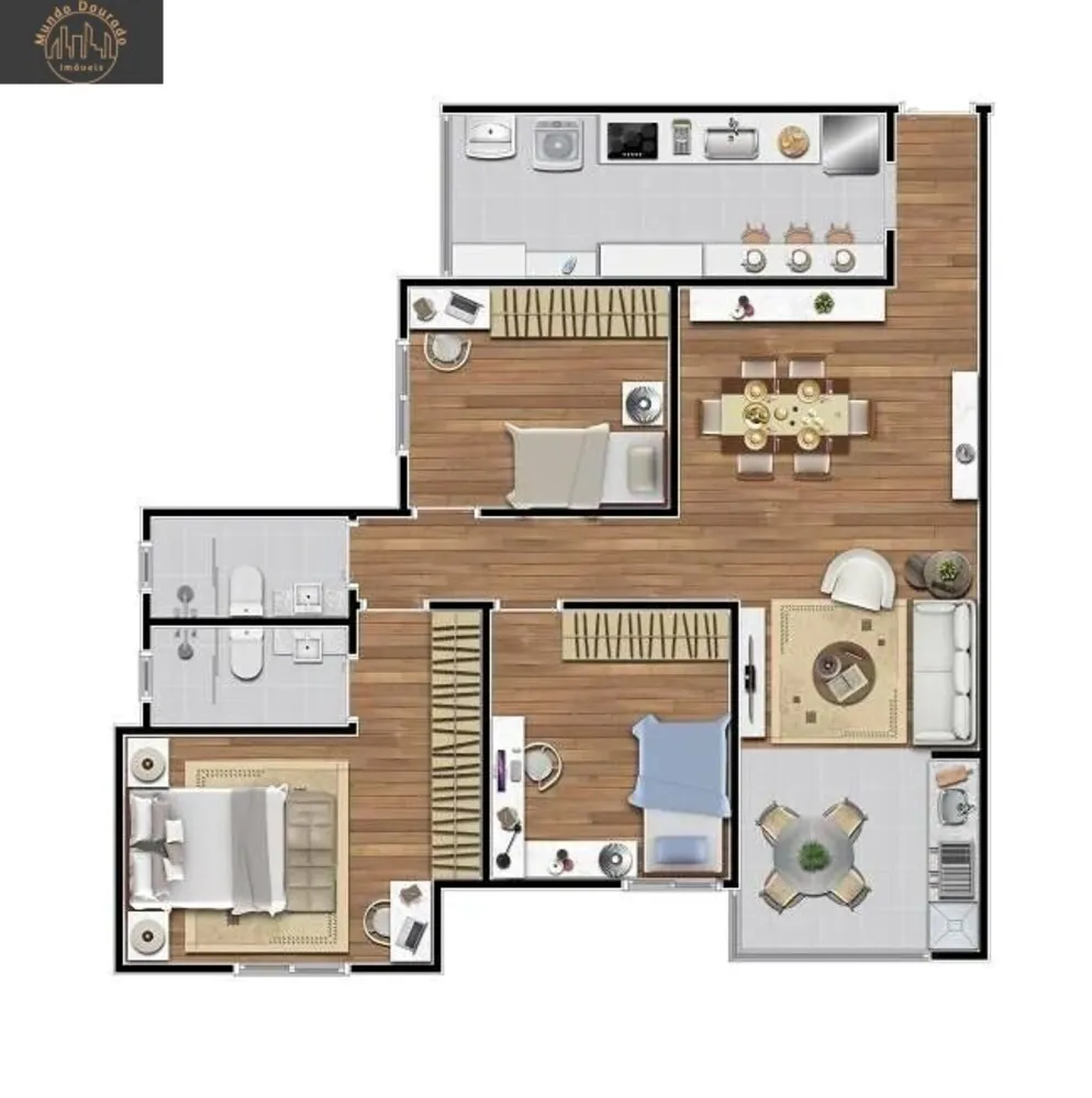 Apartamento, 3 quartos, 91 m² - Foto 13