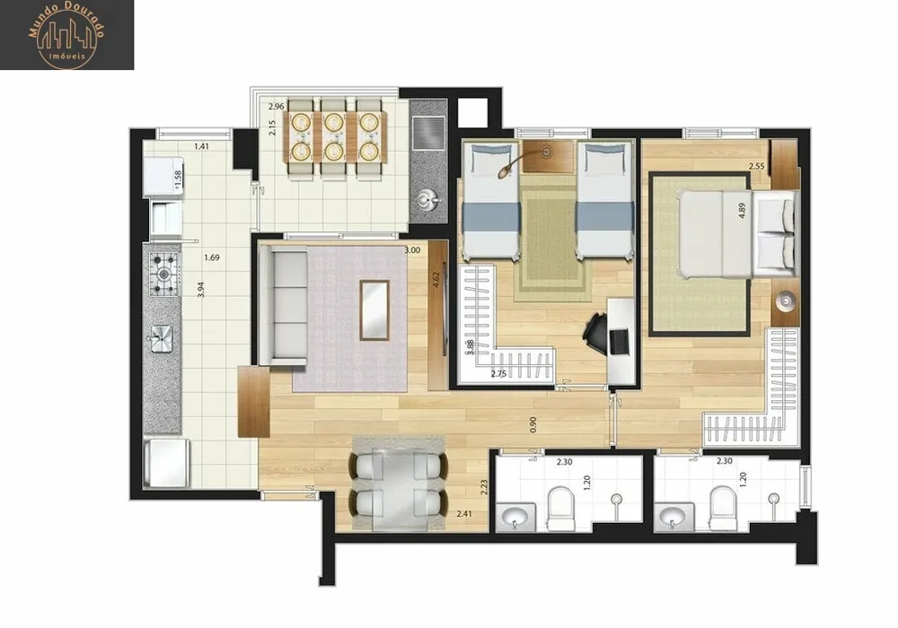 Apartamento, 2 quartos, 70 m² - Foto 16