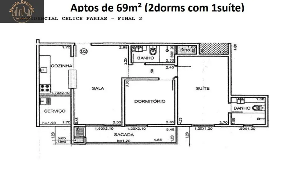 Apartamento, 2 quartos, 69 m² - Foto 7