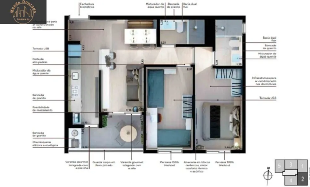 Apartamento, 2 quartos, 66 m² - Foto 16