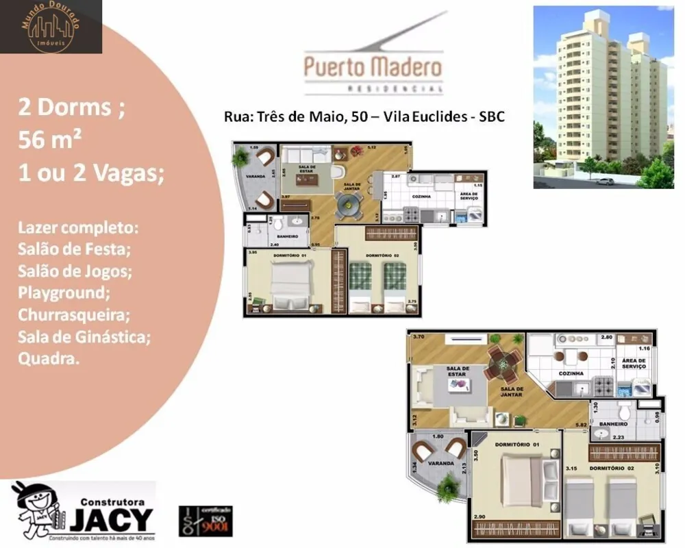 Apartamento, 2 quartos, 56 m² - Foto 8