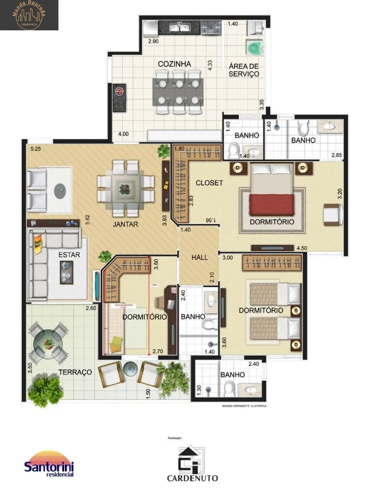 Apartamento, 3 quartos, 130 m² - Foto 16