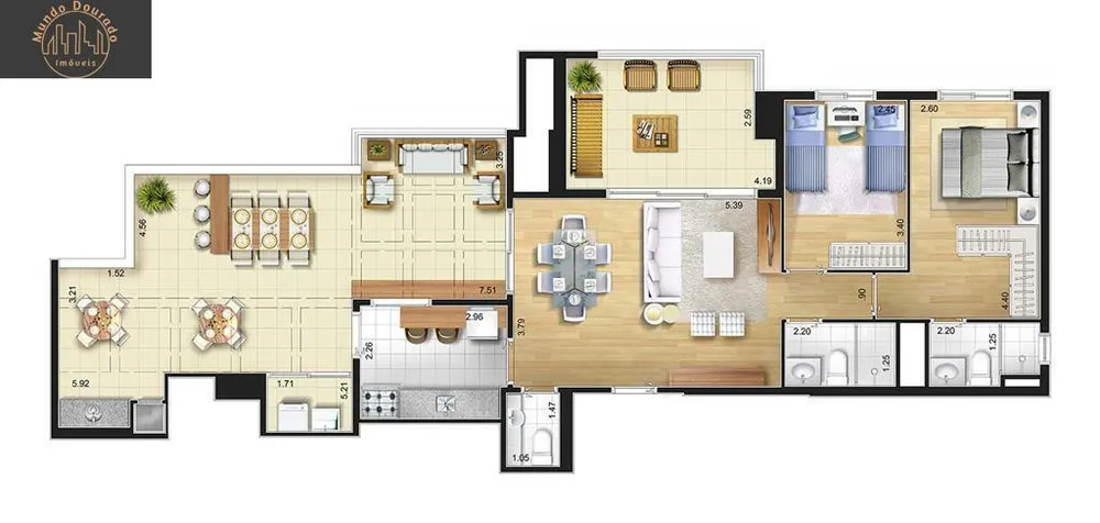 Apartamento, 2 quartos, 104 m² - Foto 14