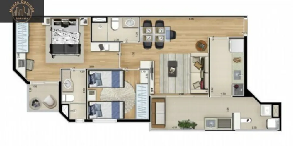 Apartamento, 2 quartos, 68 m² - Foto 8
