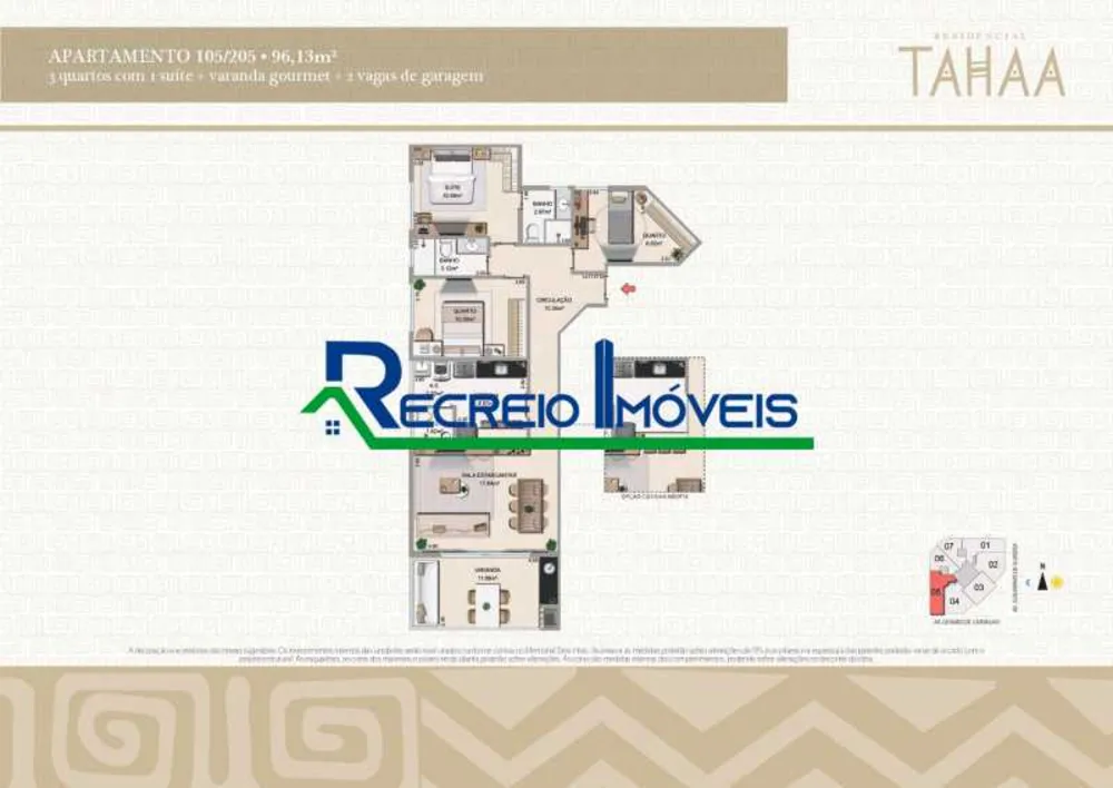 Cobertura, 3 quartos, 148 m² - Foto 1