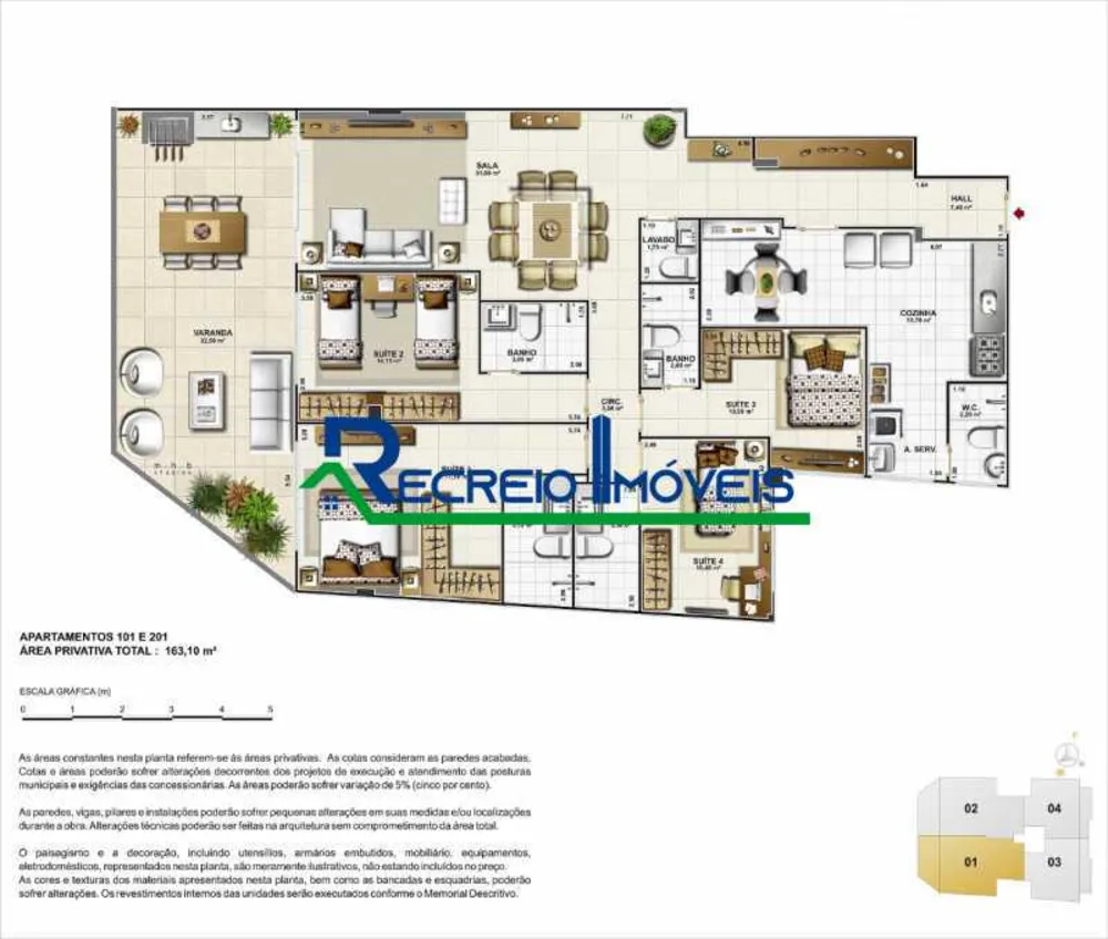 Apartamento, 4 quartos, 163 m² - Foto 13