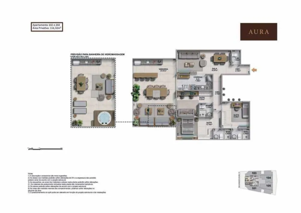 Apartamento, 3 quartos, 116 m² - Foto 13
