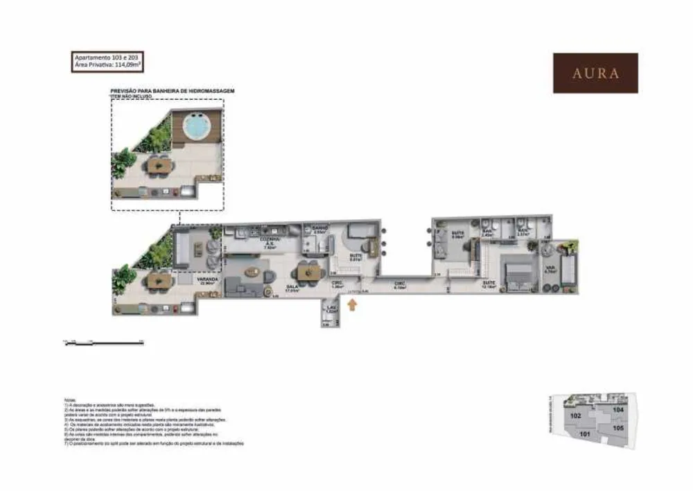 Apartamento, 3 quartos, 116 m² - Foto 14