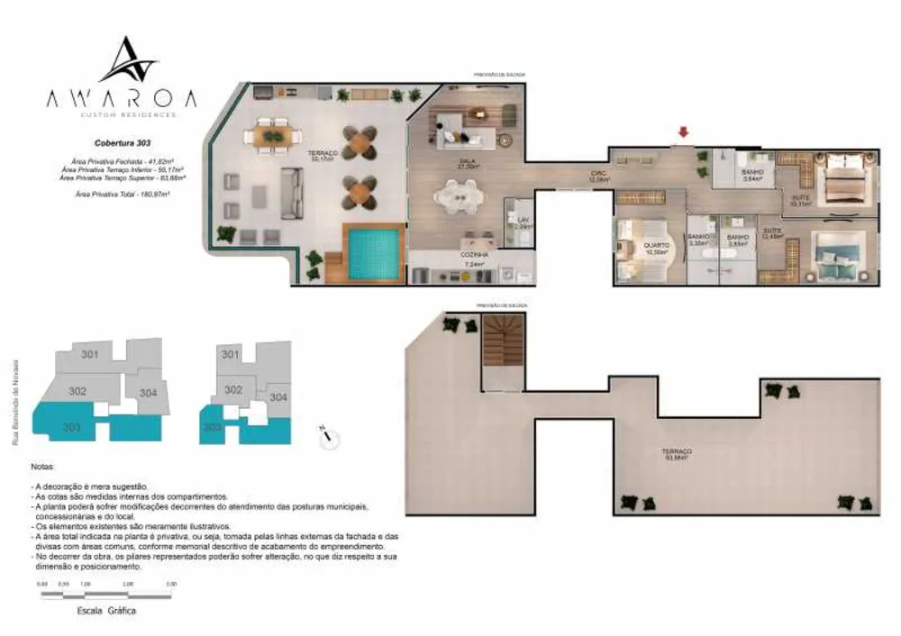 Cobertura, 3 quartos, 130 m² - Foto 15
