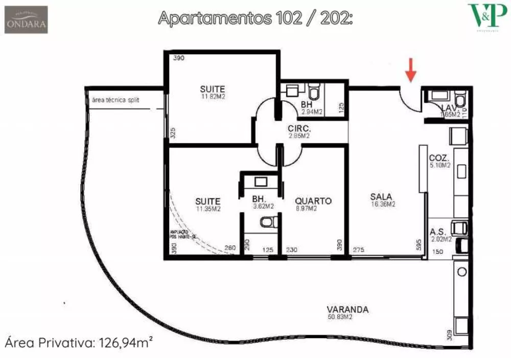 Cobertura, 3 quartos, 159 m² - Foto 13