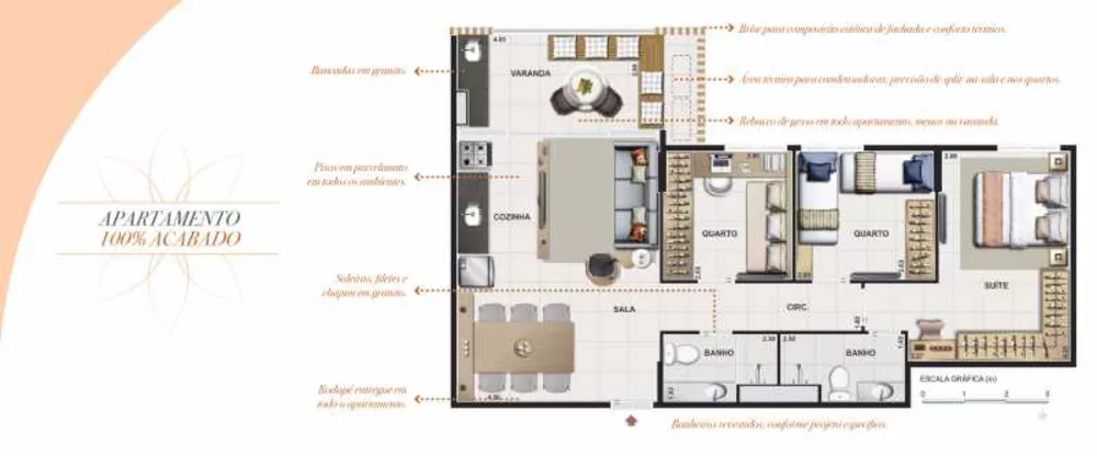 Apartamento, 3 quartos, 74 m² - Foto 6