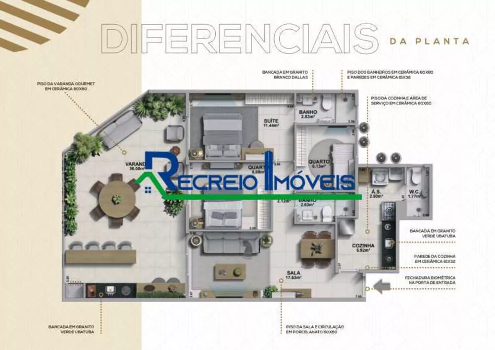 Cobertura, 3 quartos, 168 m² - Foto 16