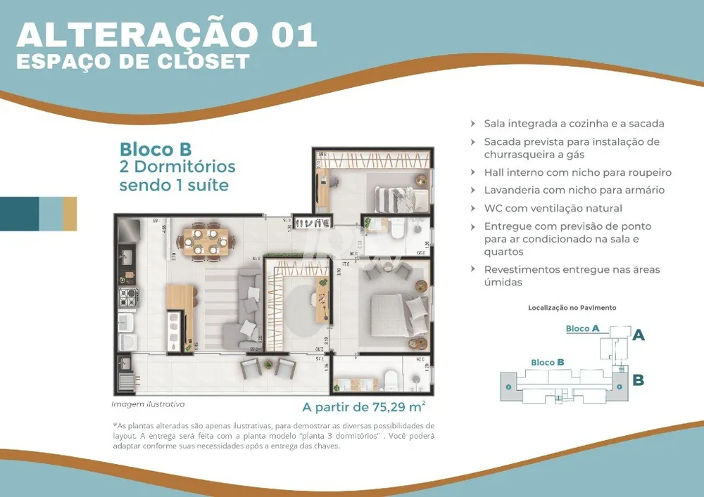 Apartamento, 3 quartos, 75 m² - Foto 11