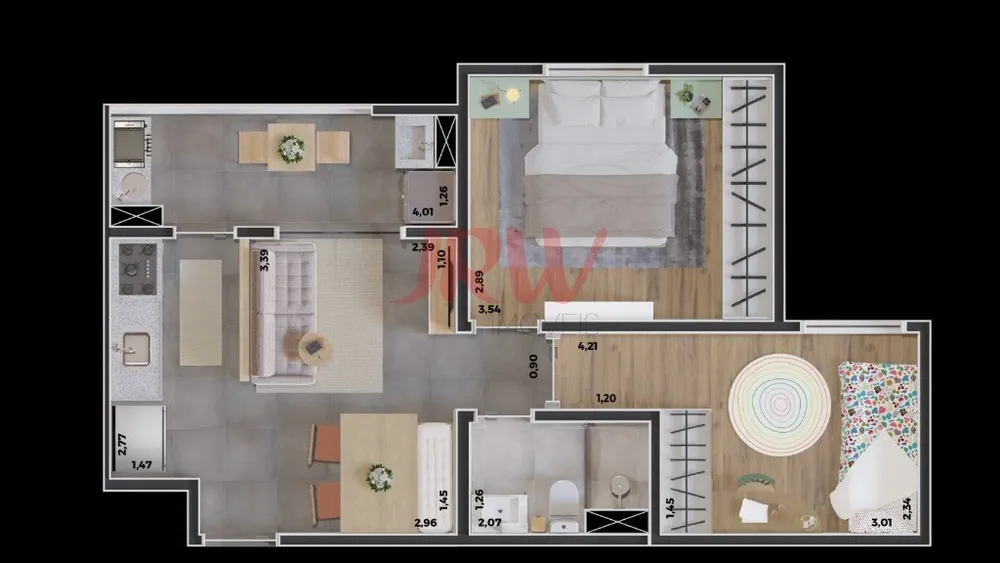 Apartamento, 2 quartos, 47 m² - Foto 14