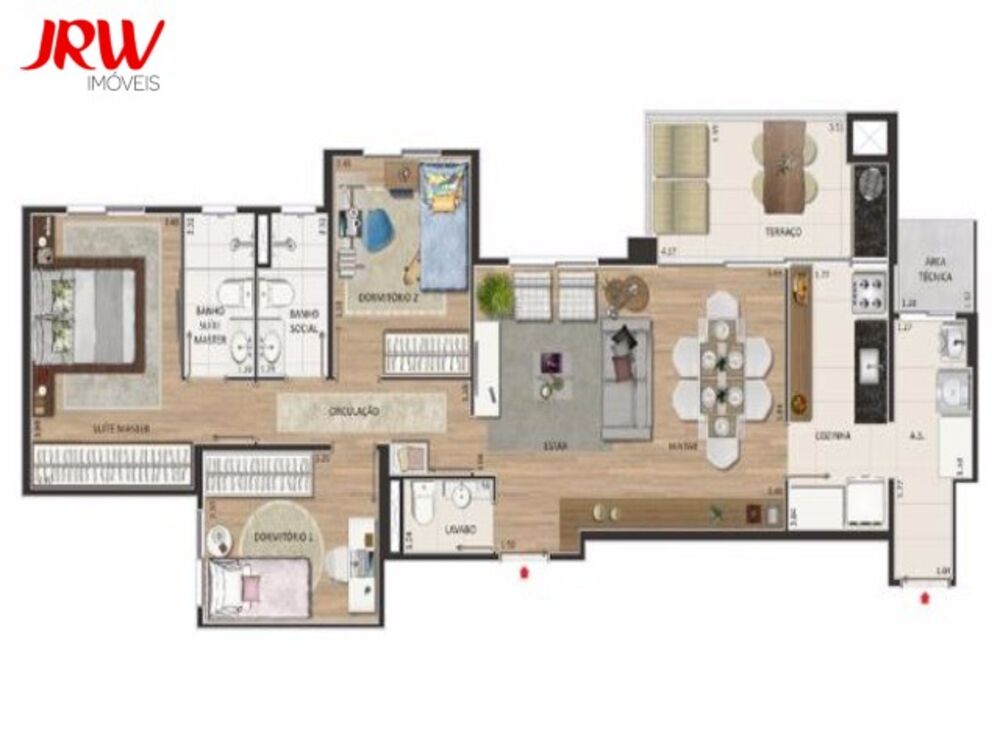 Apartamento, 4 quartos, 128 m² - Foto 9