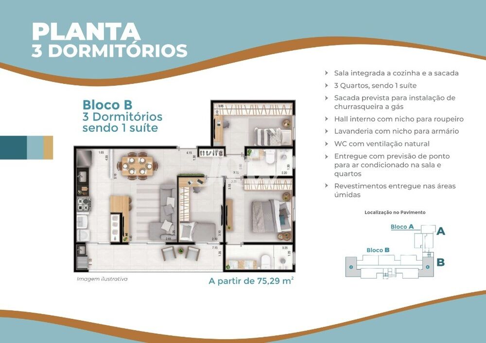 Apartamento, 2 quartos, 75 m² - Foto 20