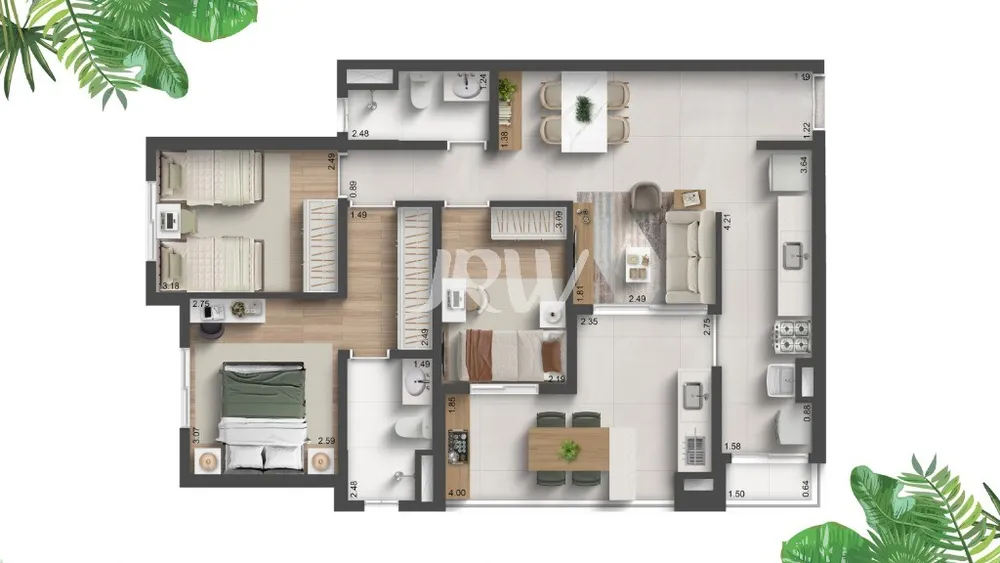Apartamento, 2 quartos, 152 m² - Foto 12