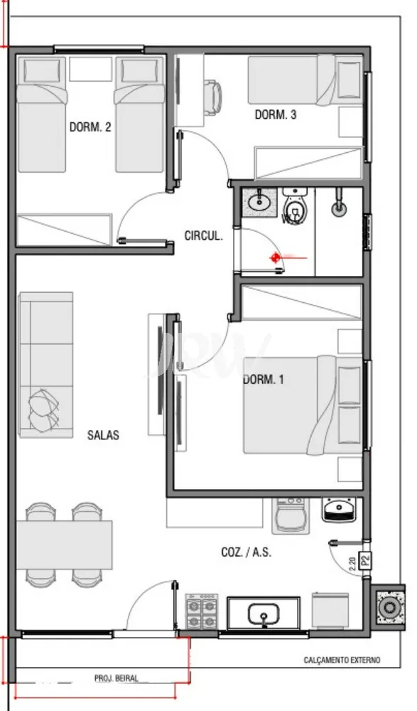 Casa, 3 quartos, 150 m² - Foto 3