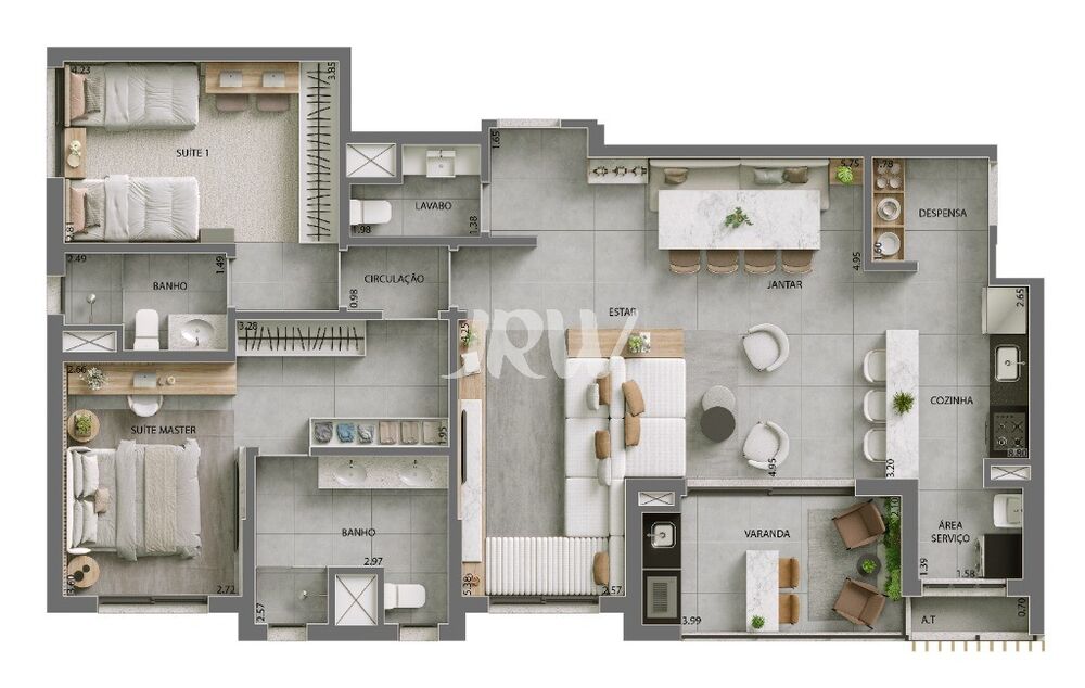Apartamento, 3 quartos, 120 m² - Foto 6