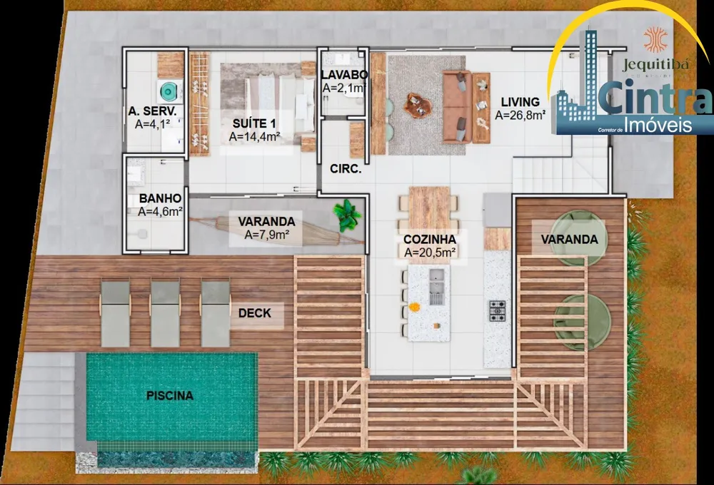Casa de Condomínio, 3 quartos - Foto 6