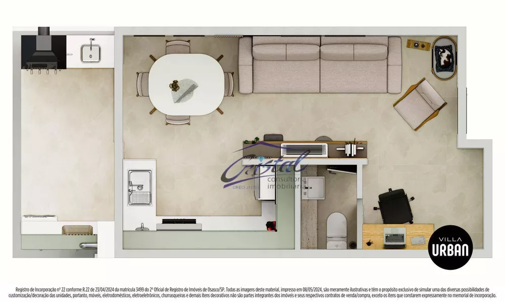 Casa de Condomínio, 2 quartos - Foto 10