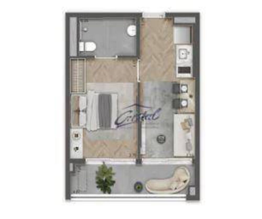 Kitnet-Studio, 39 m² - Foto 8