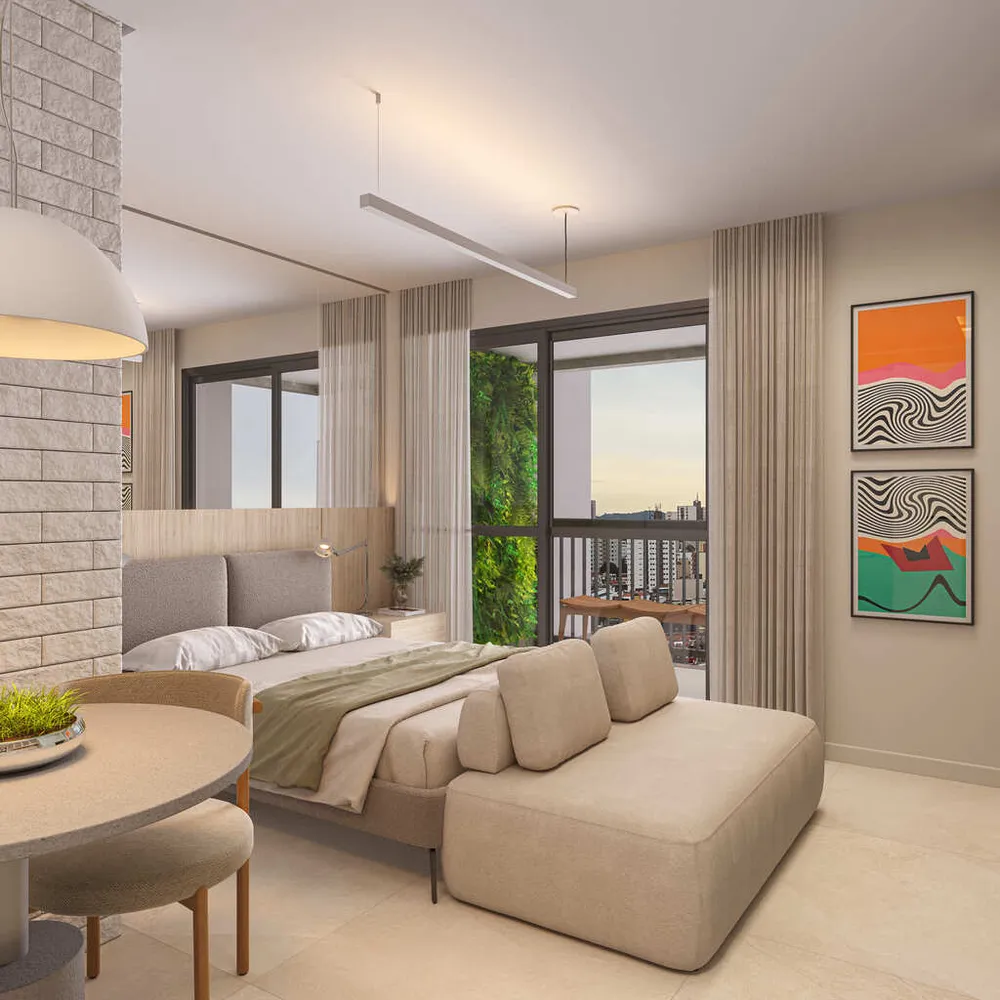 Apartamento, 1 quarto, 17 m² - Foto 2