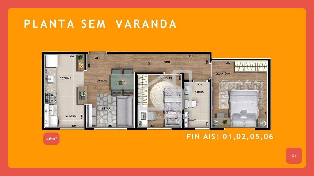 Apartamento, 2 quartos, 46 m² - Foto 7