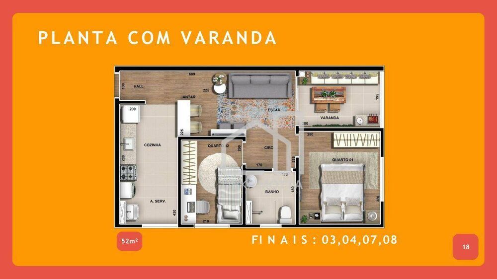 Apartamento, 2 quartos, 46 m² - Foto 12