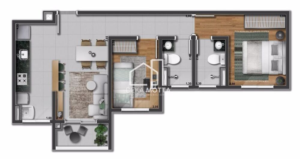 Apartamento, 2 quartos, 51 m² - Foto 11