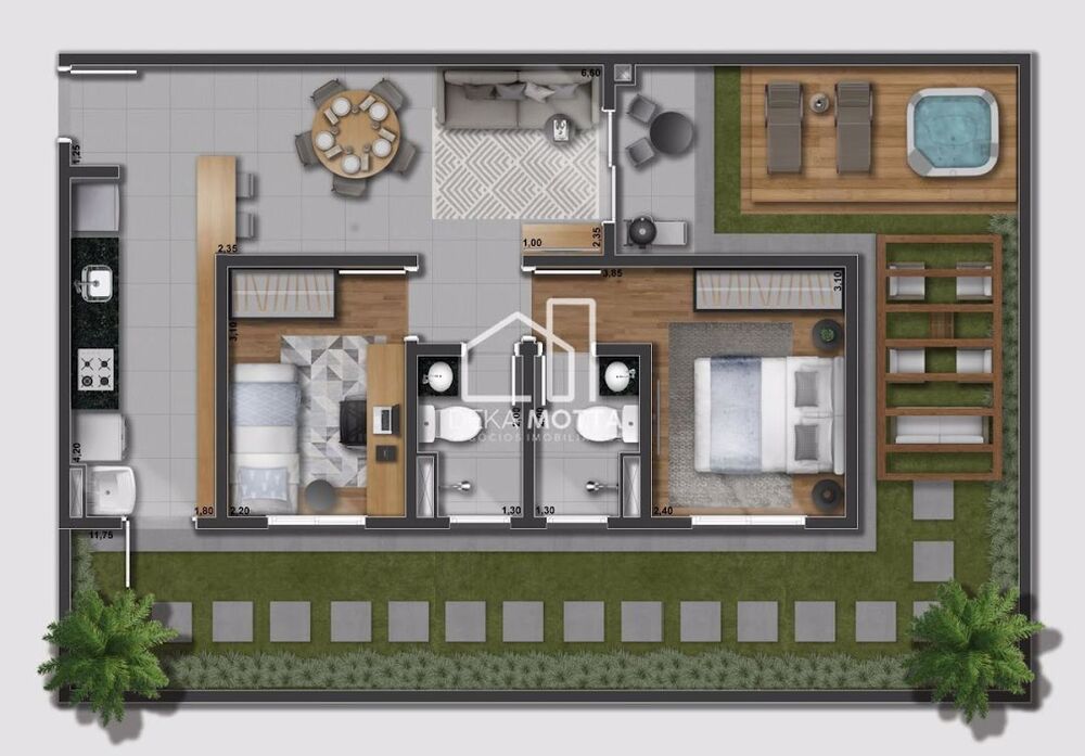 Apartamento, 2 quartos, 51 m² - Foto 13