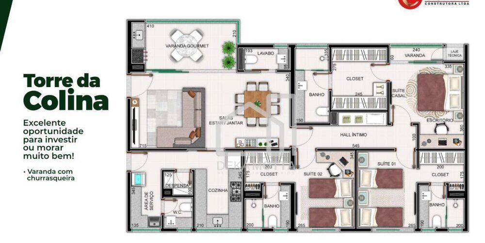 Apartamento, 3 quartos, 136 m² - Foto 6