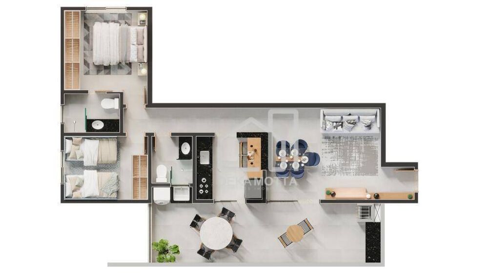 Apartamento, 2 quartos, 63 m² - Foto 4