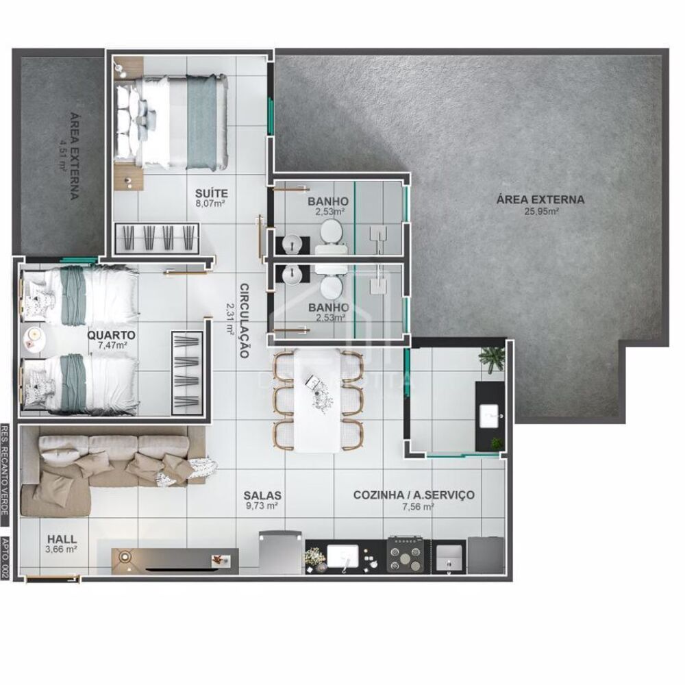 Apartamento, 2 quartos, 82 m² - Foto 5