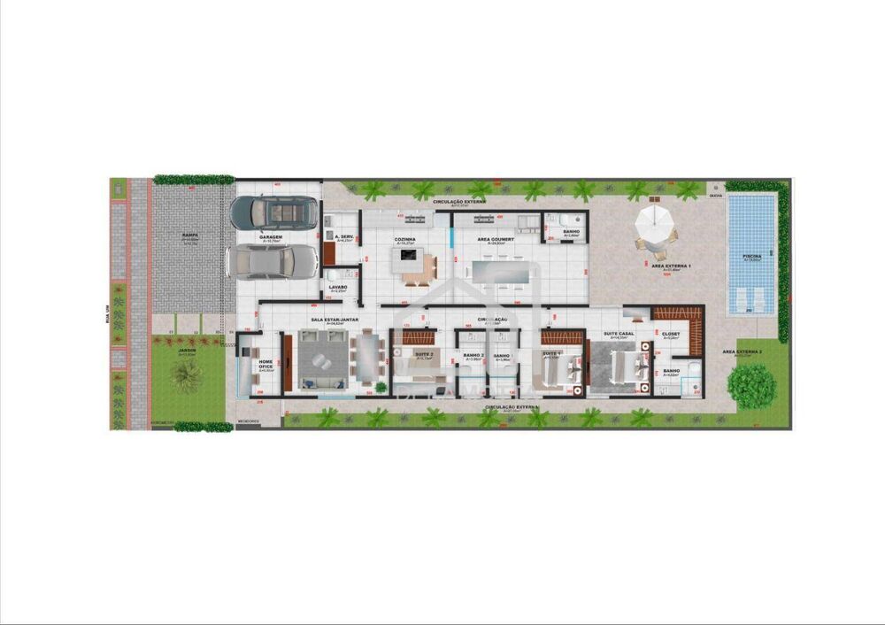Casa, 3 quartos, 185 m² - Foto 3
