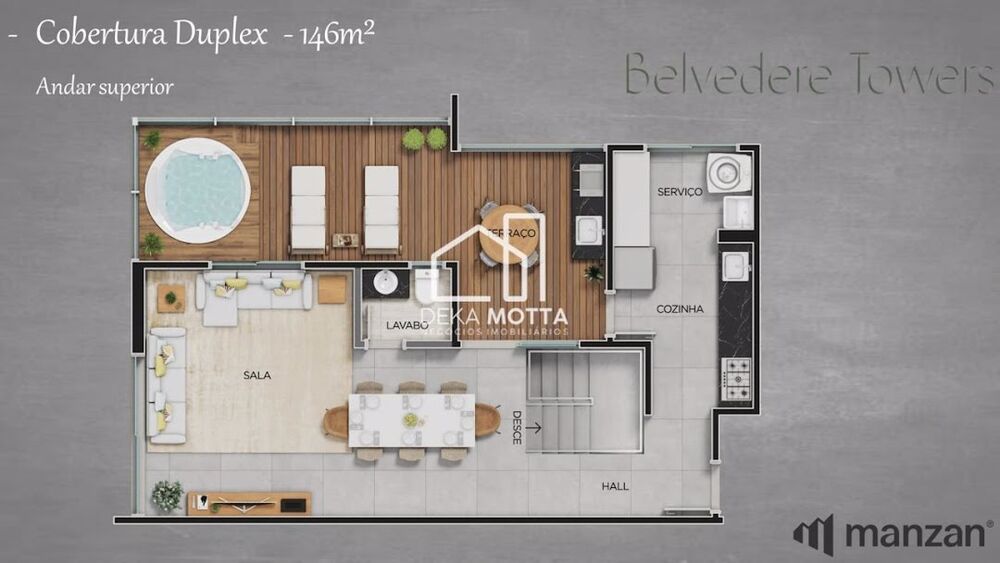 Apartamento à venda com 2 quartos, 70m² - Foto 4