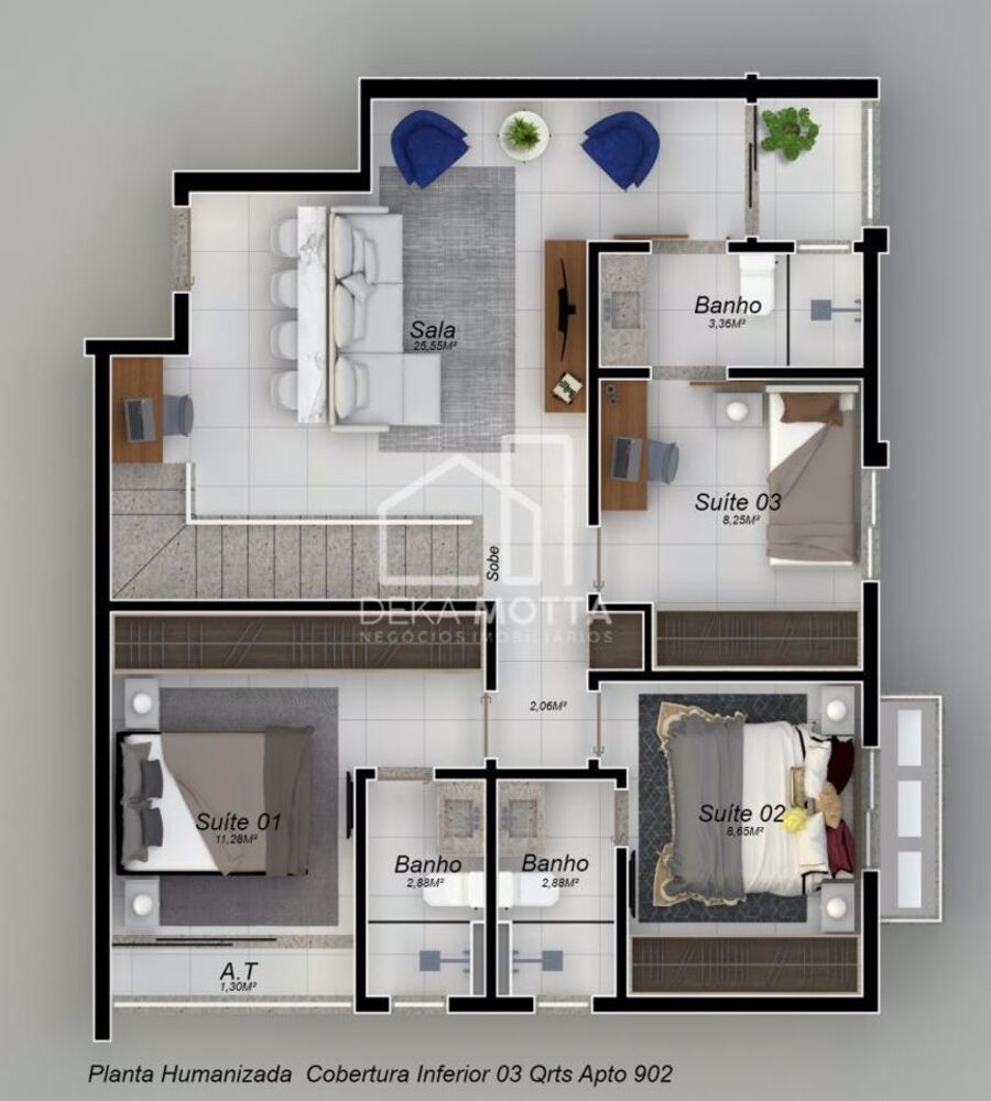 Apartamento, 2 quartos, 61 m² - Foto 8