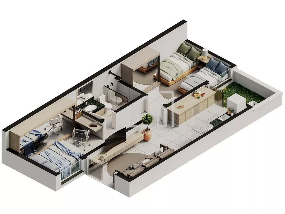 Casa, 2 quartos, 43 m² - Foto 2