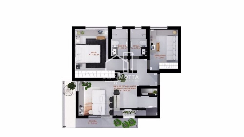 Apartamento, 2 quartos, 56 m² - Foto 22