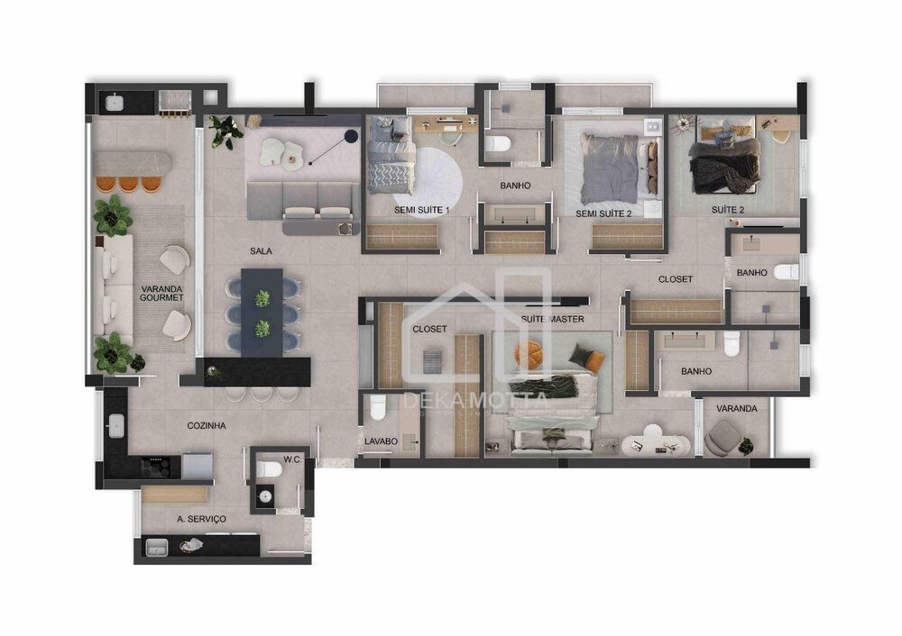 Apartamento, 3 quartos, 171 m² - Foto 4