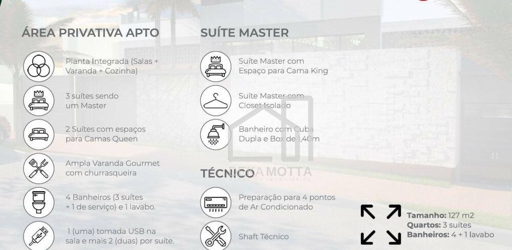 Apartamento, 3 quartos, 127 m² - Foto 5