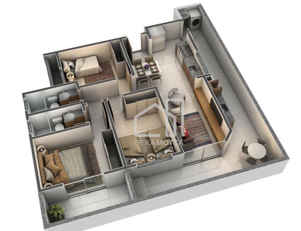 Apartamento, 3 quartos, 83 m² - Foto 3