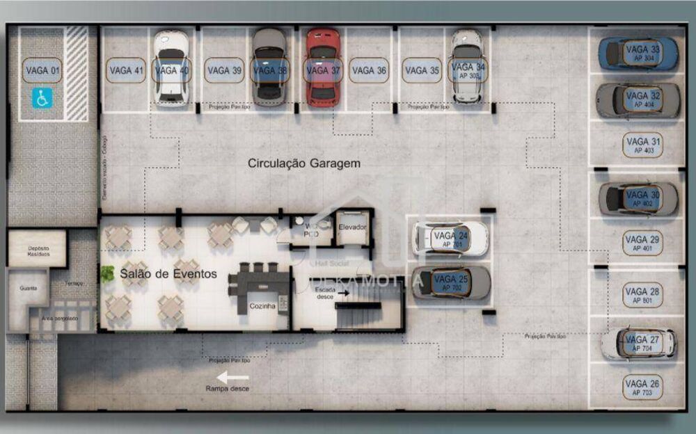 Apartamento, 2 quartos, 61 m² - Foto 2
