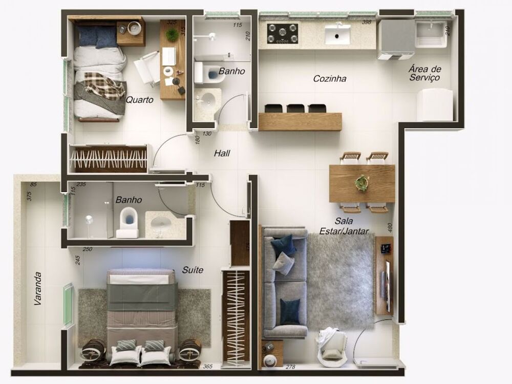 Apartamento, 2 quartos, 50 m² - Foto 4