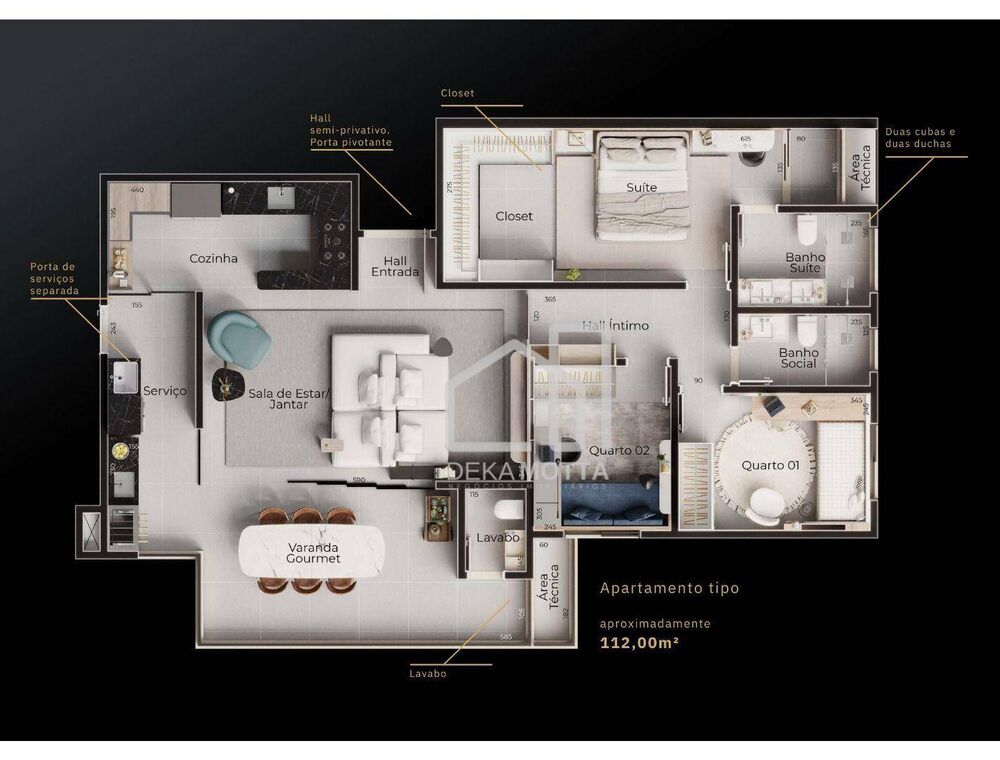 Apartamento, 3 quartos, 112 m² - Foto 22