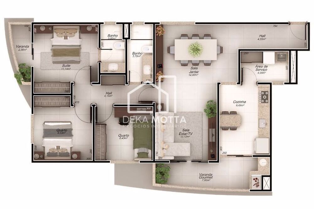 Apartamento, 3 quartos, 112 m² - Foto 7