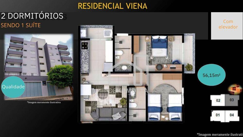 Apartamento, 2 quartos, 57 m² - Foto 4