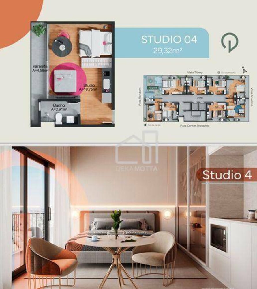 Kitnet-Studio, 36 m² - Foto 2