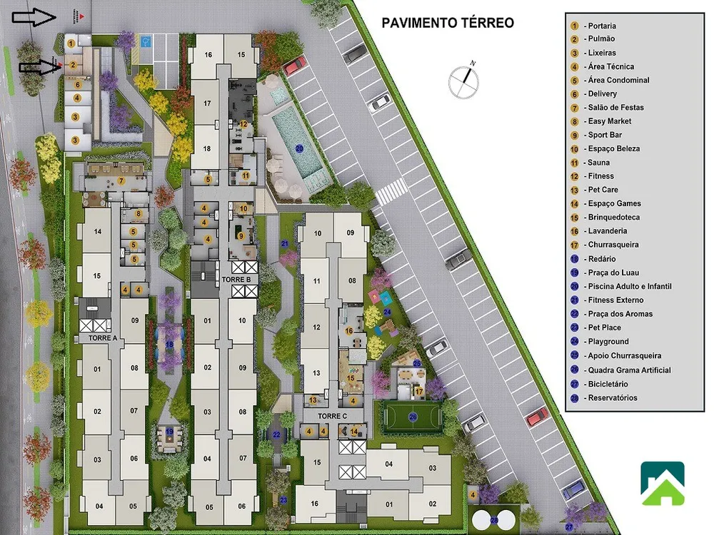 Apartamento, 2 quartos, 32 m² - Foto 2