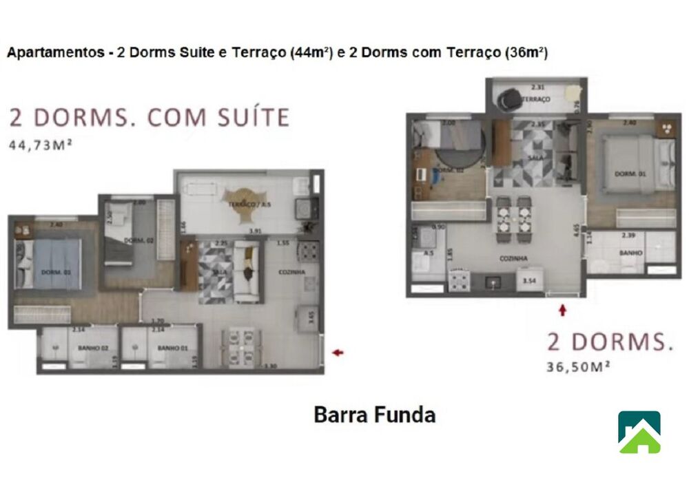Apartamento, 2 quartos, 36 m² - Foto 16